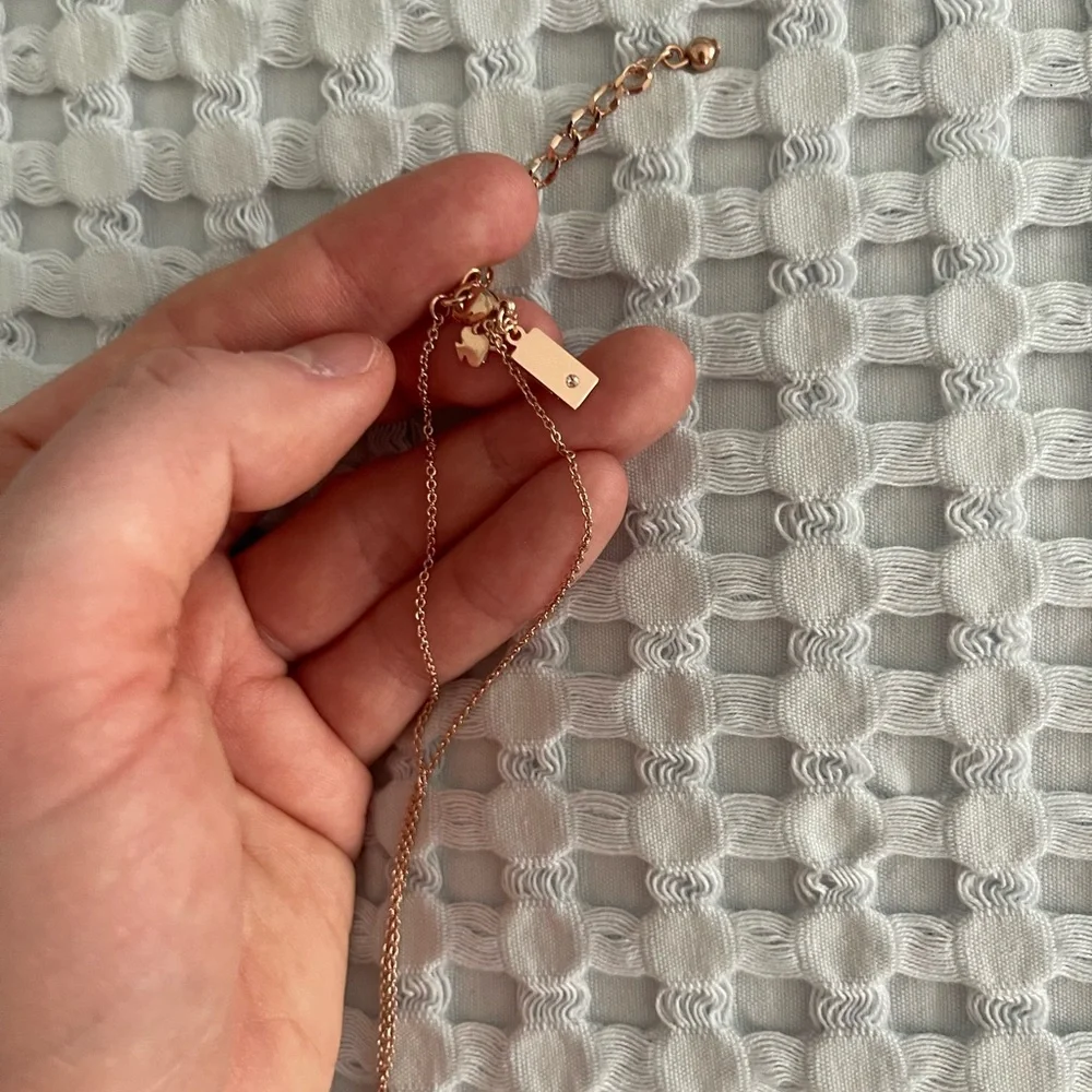 Kate Space ‘E’ rose gold pendant necklace - Picture 2 of 6